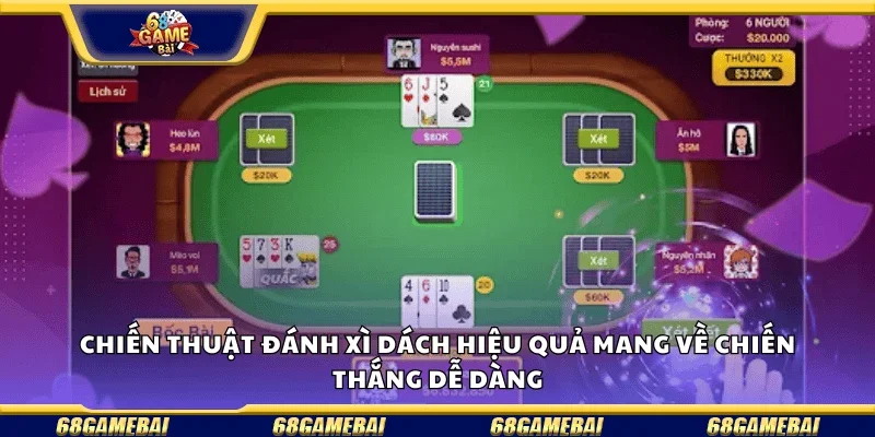 Chiến thuật đánh xì dách hiệu quả mang về chiến thắng dễ dàng.